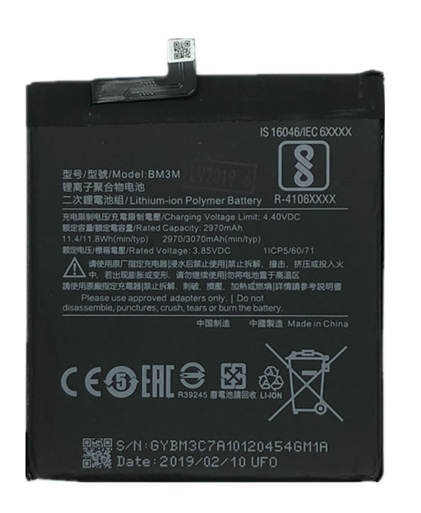 Bateria Xiaomi Mi 9 SE BM3M