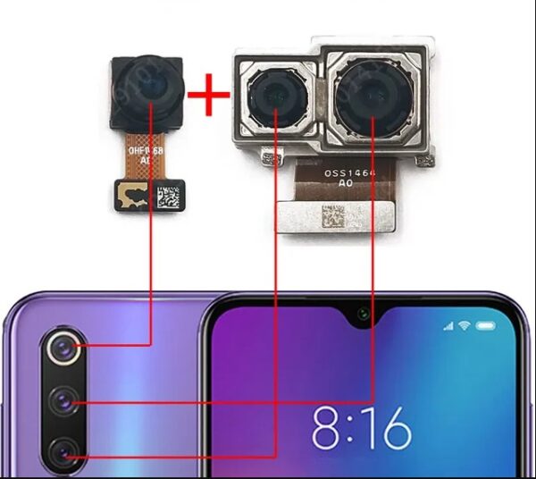 Câmera traseira + frontal Xiaomi Mi 9 SE (kit)