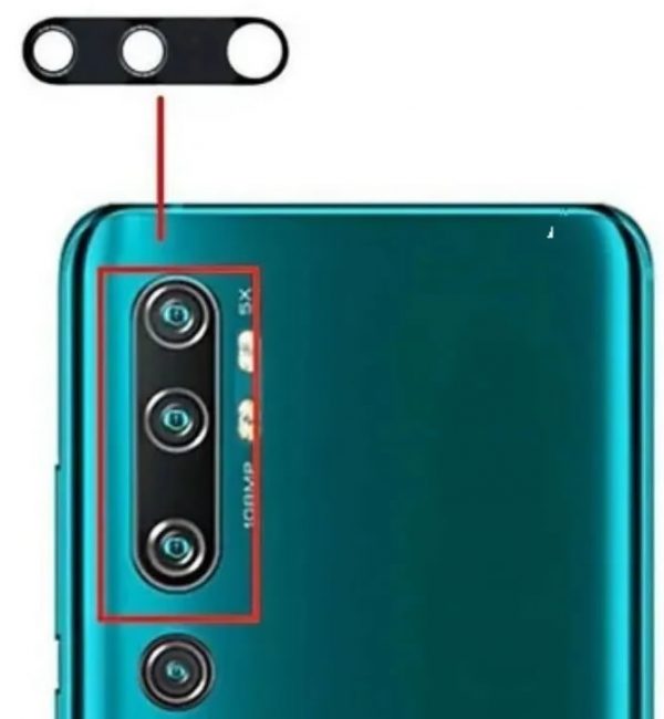 Lente da Câmera Xiaomi Mi Note 10