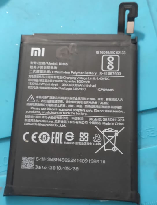 Bateria original Xiaomi Redmi Note 5 / 5 Pró