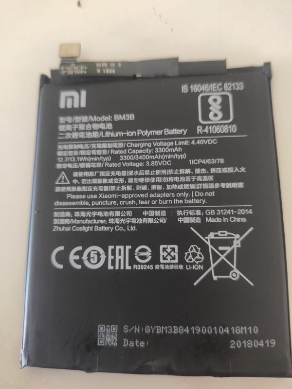 Bateria original Xiaomi Mi Mix 2S - BM3B
