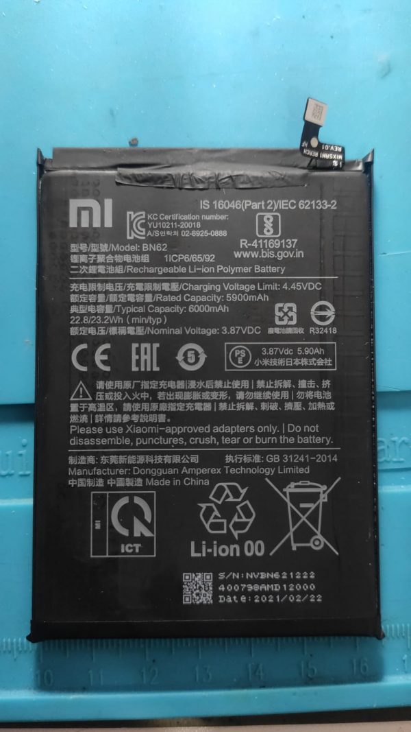 Bateria original Xiaomi Poco M3 (BN62)
