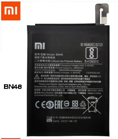 Bateria Xiaomi Redmi Note 6 Pro - BN48