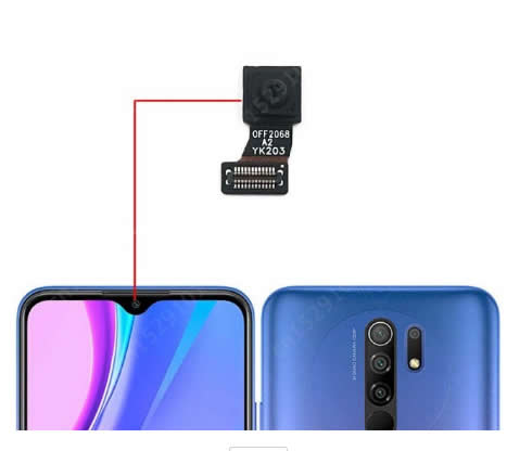 Câmera frontal Xiaomi Redmi 9