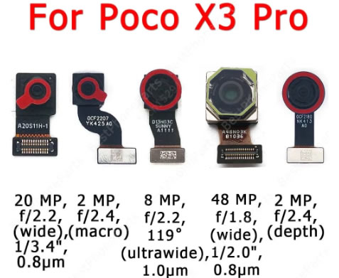Câmera Xiaomi Poco X3 Pro