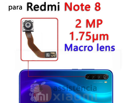 Lente macro 2025 redmi note 8
