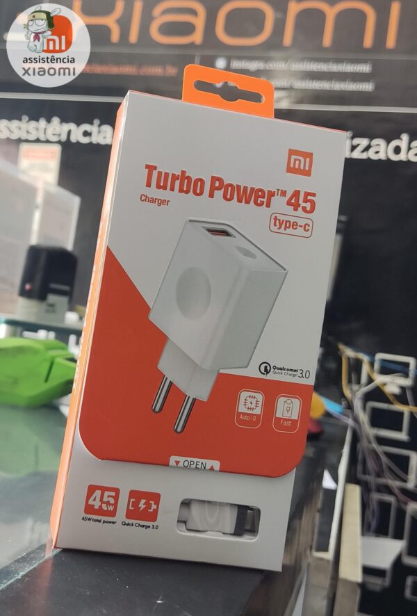 Carregador original Xiaomi 45w Turbo - Tipo-C